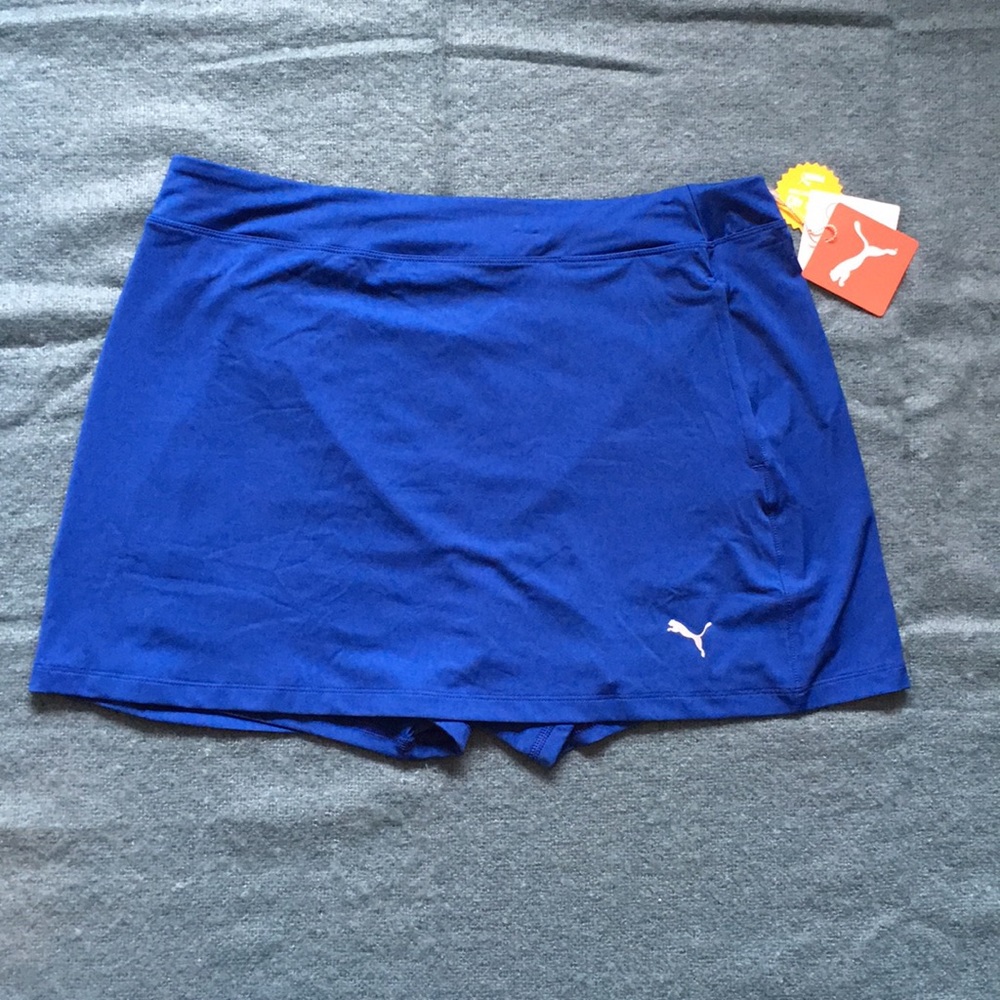 Puma NWT Solid Knit Skirt - True Blue - Picture 4 of 4
